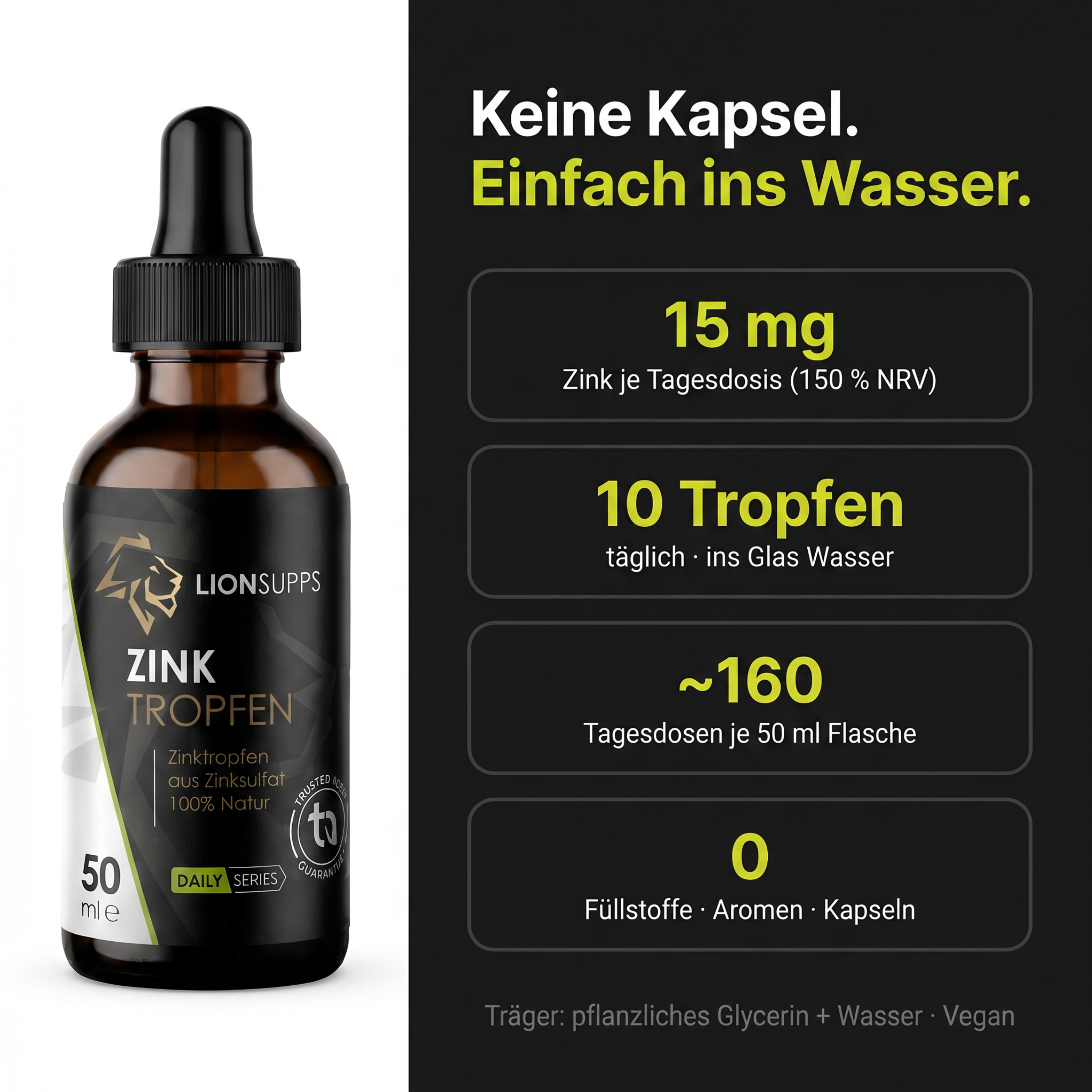 Zink Tropfen