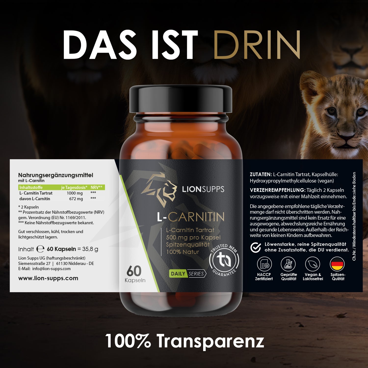 L-Carnitin 500 Carnipure™