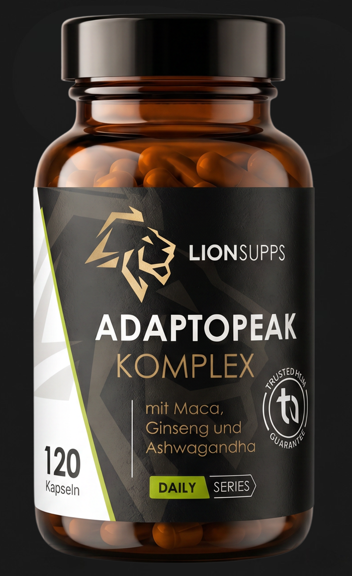 Adaptopeak Komplex Glas mit 120 Kapseln