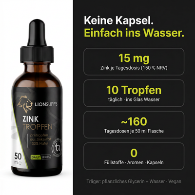 Zink Tropfen
