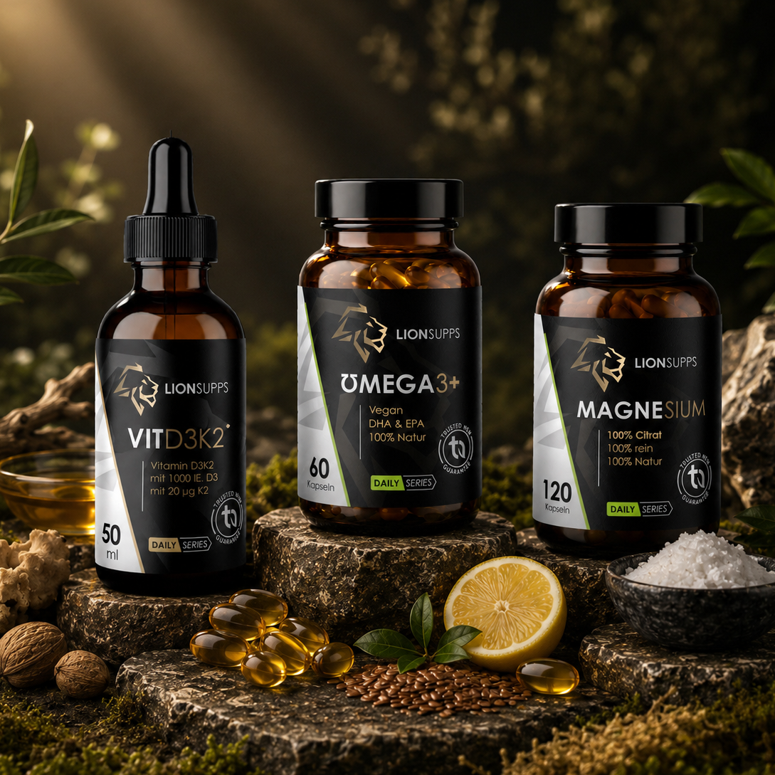 DAILY LION Stack von Lion Supps – Produktset für die tägliche Basis